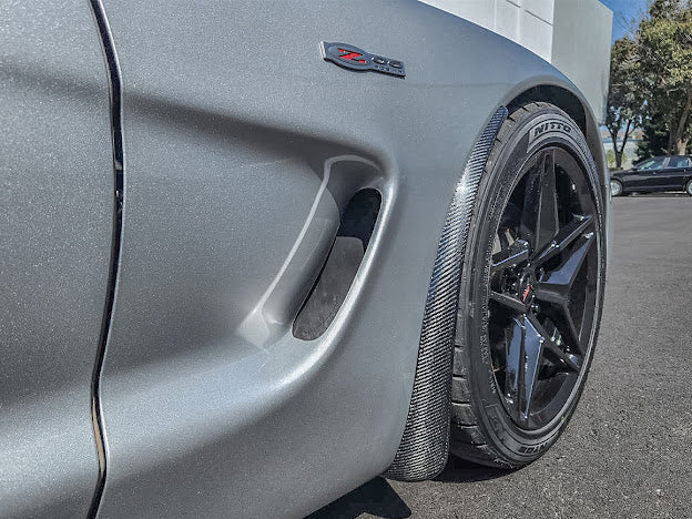 1997-2004 CHEVROLET CORVETTE C5 FRONT AND REAR EXTENDED SPLASH GUARDS / MUD FLAPS